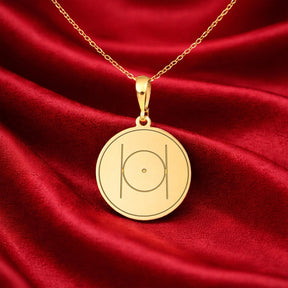 Masonic Necklace - Point Within a Circle With Customization - Bricks Masons