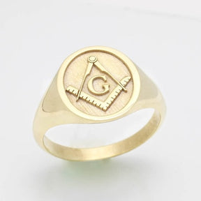 Master Mason Blue Lodge Ring - Various Materials & Sizes