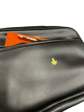 Master Mason Blue Lodge Laptop Case - One Size Universal Bag 24k Gold Clad - Bricks Masons