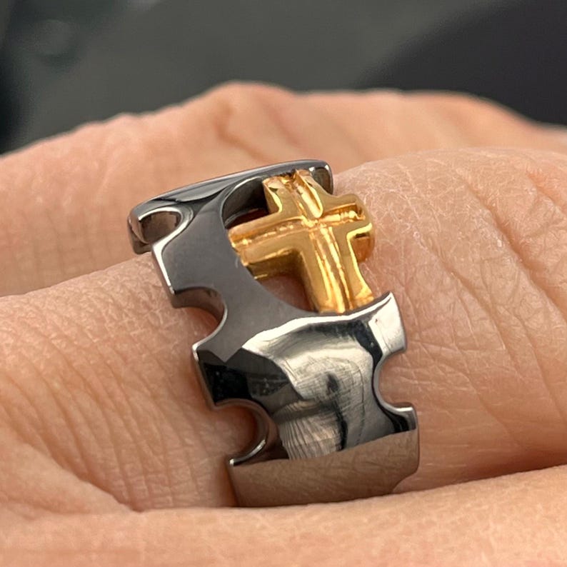 Knights Templar Ring - Sterling Silver Cross