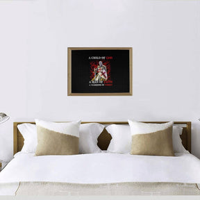 Knights Templar Puzzle - (A Child Of God A Man Of Faith) Jigsaw - Bricks Masons