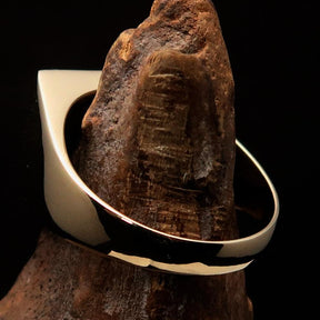 Knights Templar Ring - Green Knight Fleur De Lis Cross - Bricks Masons