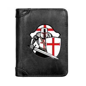 Knights Templar Wallet - Black/Brown/Coffee - Bricks Masons