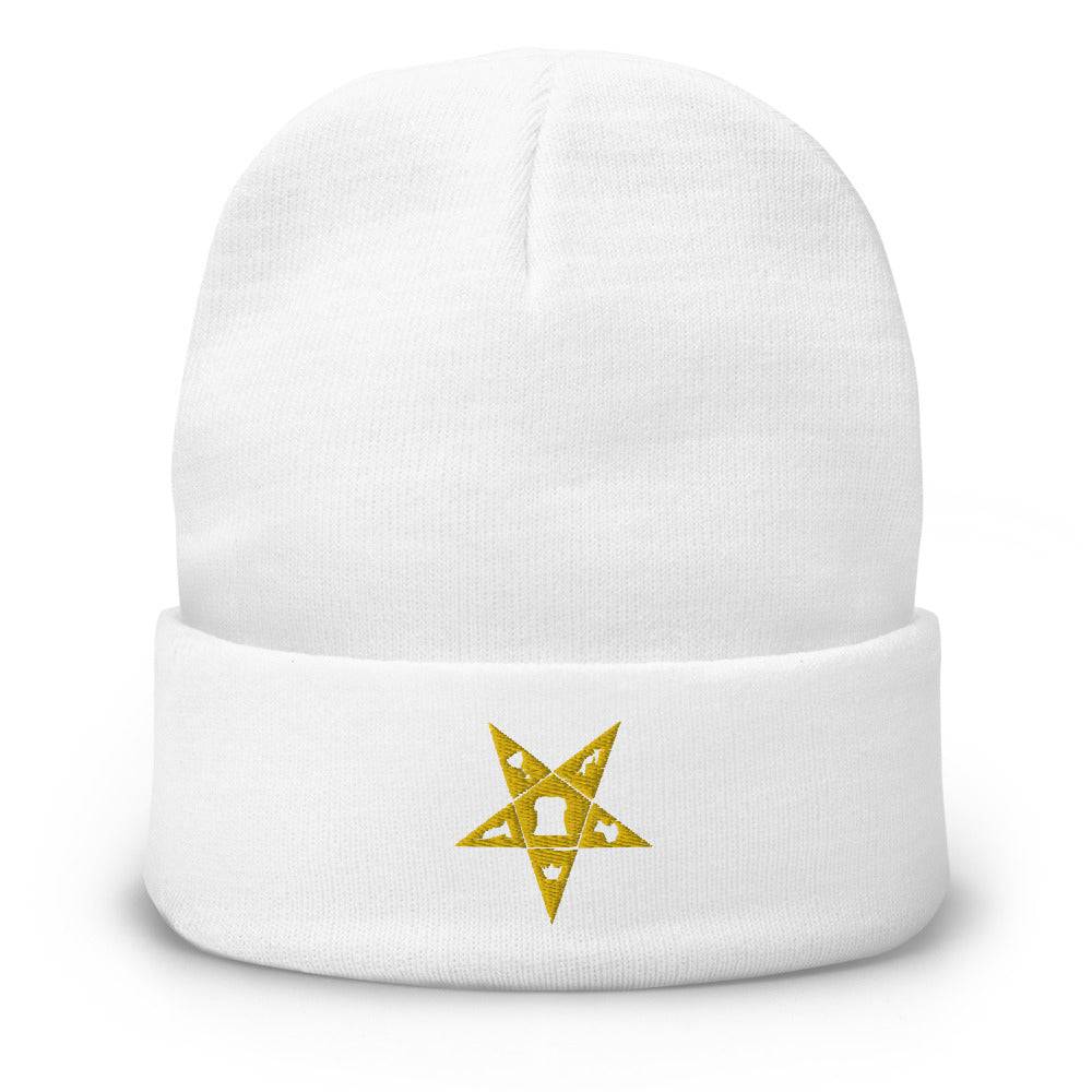 OES Beanie - Golden Embroidery