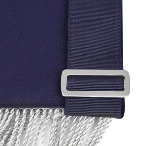Marshal Blue Lodge Officer Apron - Dark Blue With Silver Hand Embroidery Bullion - Bricks Masons