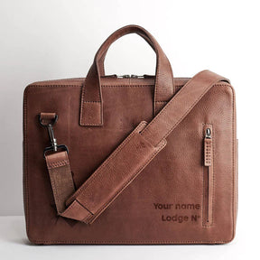 Master Mason Blue Lodge Briefcase - (Medium/Large) - Bricks Masons