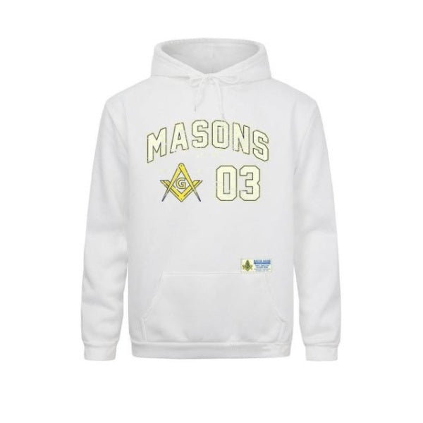 Master Mason Blue Lodge Hoodie - Sports Jersey 03 Square and Compass G - Bricks Masons
