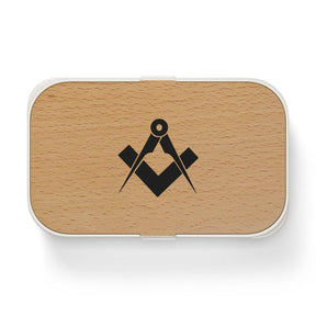 Master Mason Blue Lodge Lunch Box - With Wooden Cover - Bricks Masons