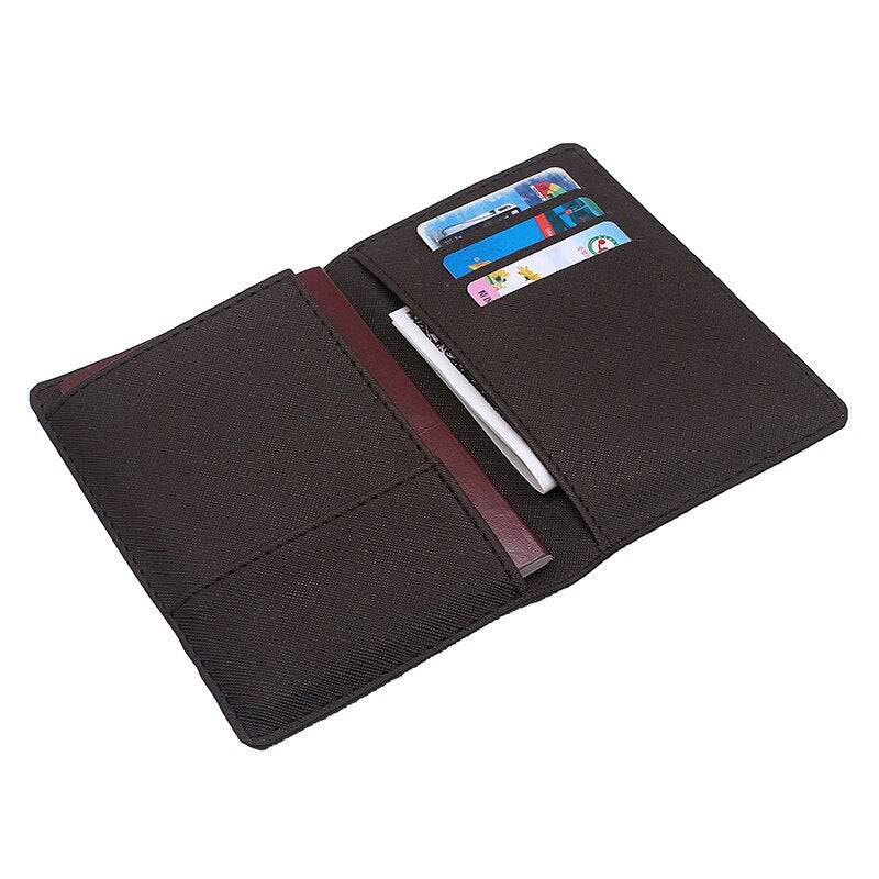 Master Mason Blue Lodge Wallet - Brotherly Love Leather Passport & Wallet Cover Brown & Black - Bricks Masons