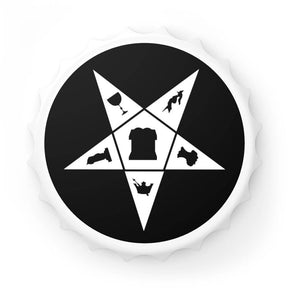 OES Bottle Opener - White - Bricks Masons