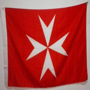 Order Of Malta Flag - Red - Bricks Masons
