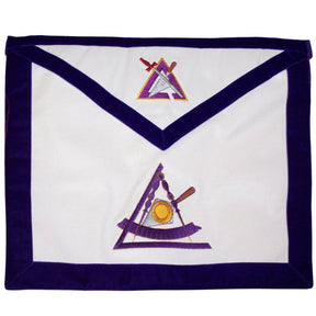 Past High Priest & Past Illustrious Master & Royal Arch Chapter & Council Apron - Reversible - Bricks Masons
