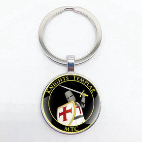 Knights Templar Commandery Keychain - (54 variants) - Bricks Masons