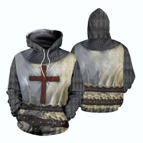 Knights Templar Commandery Hoodie - Medieval - Bricks Masons