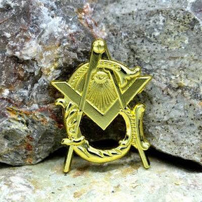 Master Mason Blue Lodge Lapel Pin - Gold