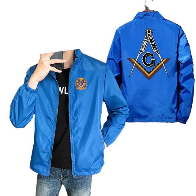 Master Mason Blue Lodge Jacket - Square & Compass G (Various Colors)