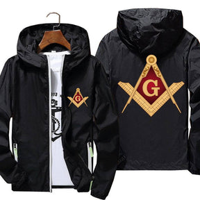 Master Mason Blue Lodge Jacket - Square & Compass G (Multiple Colors)