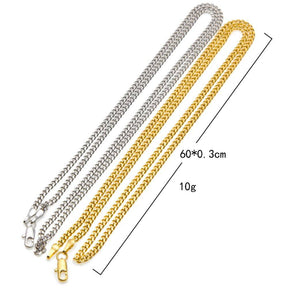 Master Mason Blue Lodge Necklace - Compass & Square G [Gold] - Bricks Masons