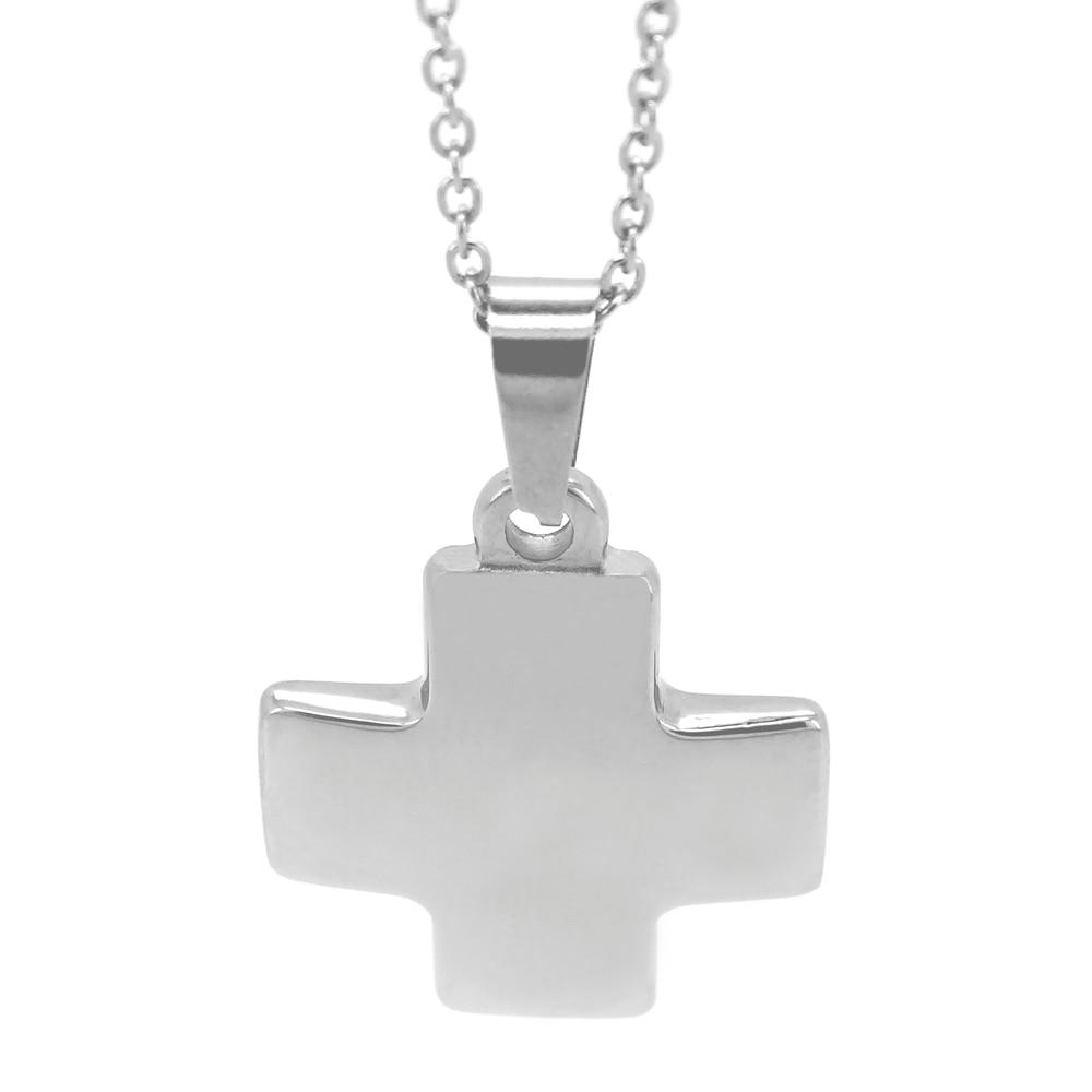 Knights Templar Commandery Necklace - Silver Stainless Stee