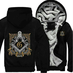 Master Mason Blue Lodge Hoodie - Faith Hope Charity Various Colors