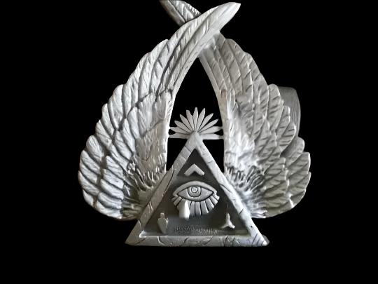 Eye Of Providence Pin - Winged All-Seeing Eye