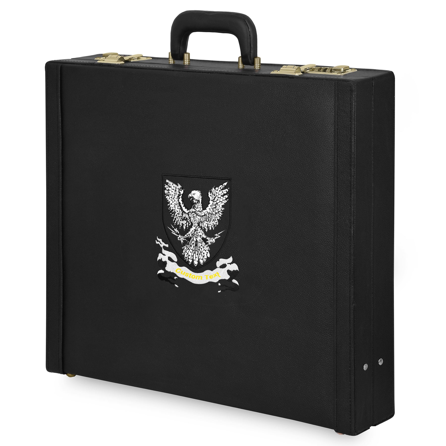 Scottish Rite Apron Case - White Emblem Machine Embroidery Personalization Various Sizes & Materials - Bricks Masons