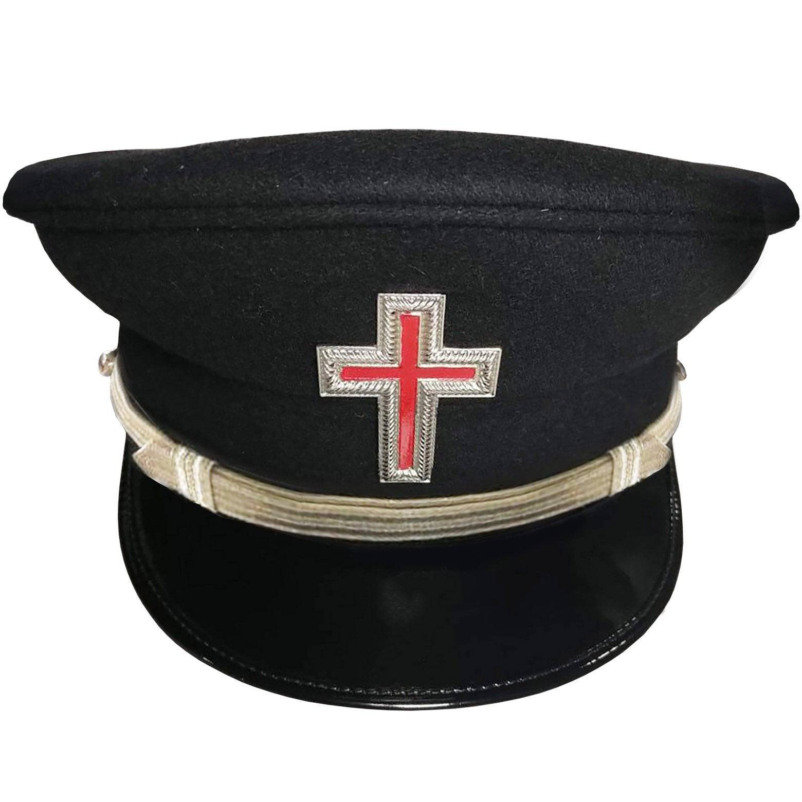 Sir Knight Knights Templar Fatigue Cap - Silver - Bricks Masons