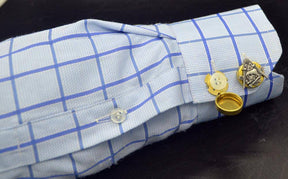 Widows Sons Button Cover - Silver - Bricks Masons