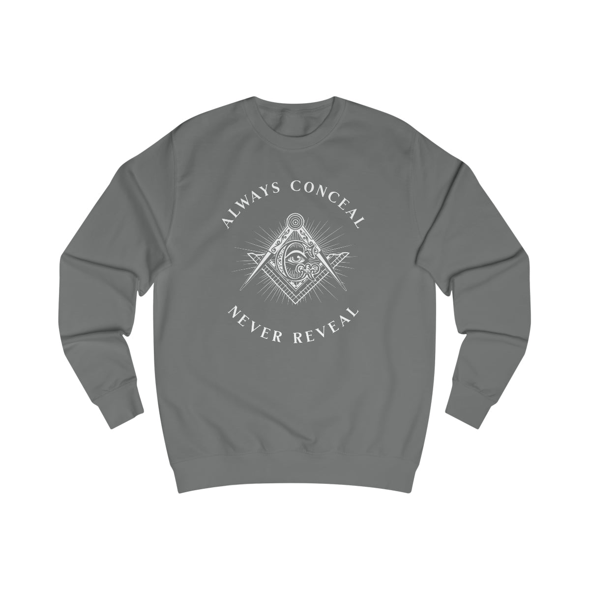 Master Mason Blue Lodge Sweatshirt - Always Conceal Never Reveal - Bricks Masons