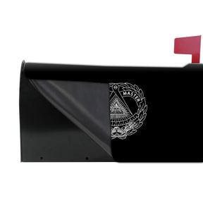 Grand Master Blue Lodge Mailbox Cover - Magnetic & Waterproof - Bricks Masons