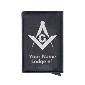 Master Mason Blue Lodge Wallet - Various Colors - Bricks Masons