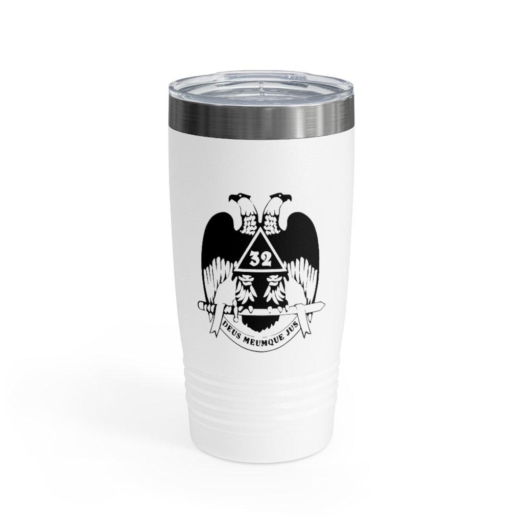 32nd Degree Scottish Rite Ringneck Tumbler - Wings Down Various Colors - Bricks Masons