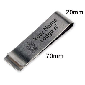 33rd Degree Scottish Rite Pen Holder - Wings Up Black & Brown Leather - Bricks Masons