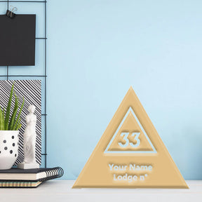 33rd Degree Scottish Rite Wall Monograms - Various Sizes - Bricks Masons