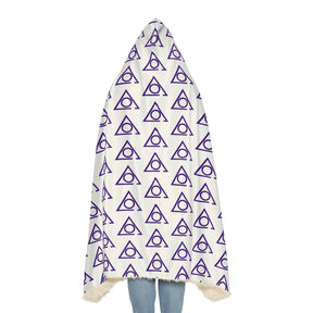 LOCOP PHA Blanket - Hooded Microfiber Fleece - Bricks Masons