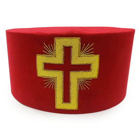 Masonic Knight Templar Past Commander Passion Cross Cap Hat Crown - Bricks Masons