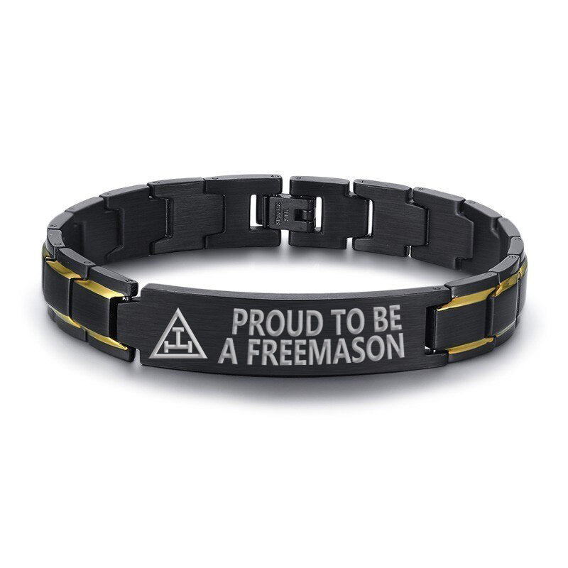 Royal Arch Chapter Bracelet - Stainless Steel - Bricks Masons