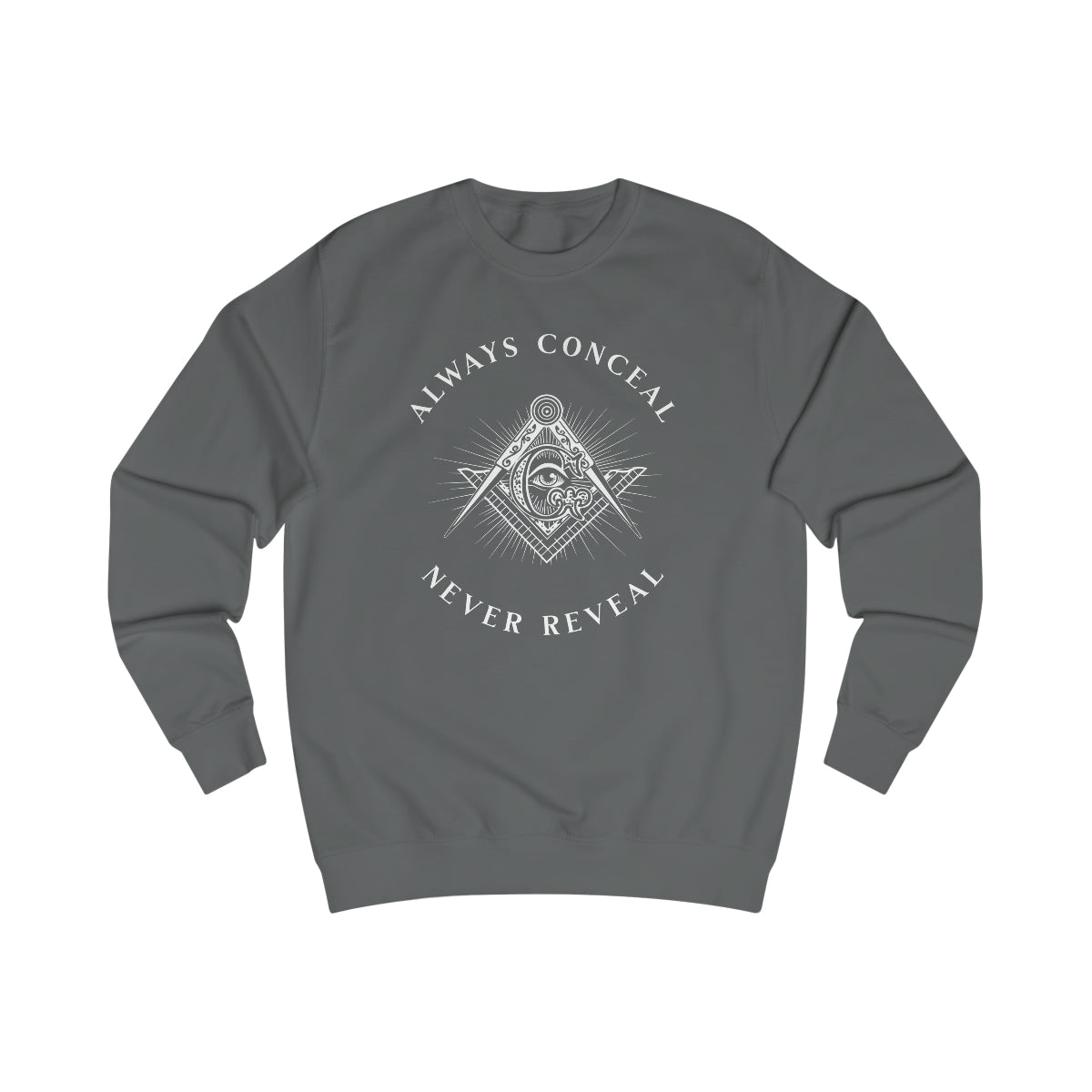 Master Mason Blue Lodge Sweatshirt - Always Conceal Never Reveal - Bricks Masons