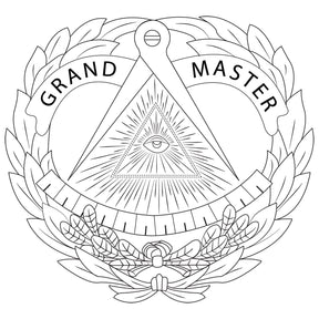 Grand Master Blue Lodge Backpack - Genuine Brown Leather - Bricks Masons