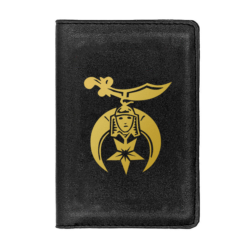 Shriners Wallet - Black & Brown - Bricks Masons