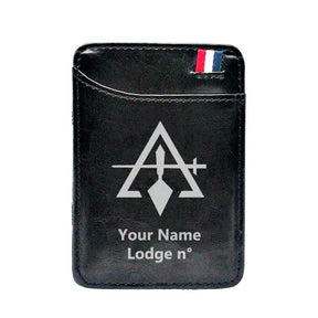 Council Wallet - Black & Brown - Bricks Masons