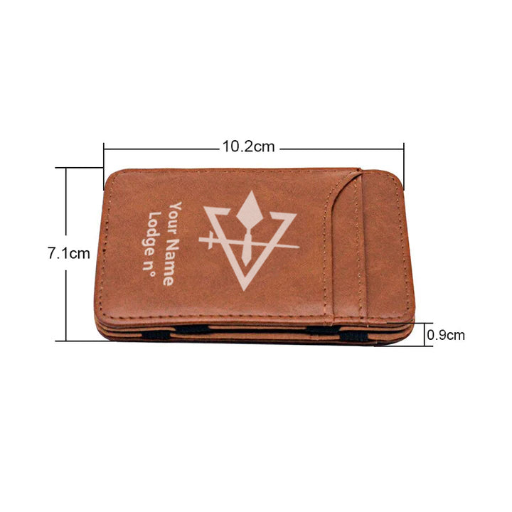Council Wallet - Black & Brown - Bricks Masons