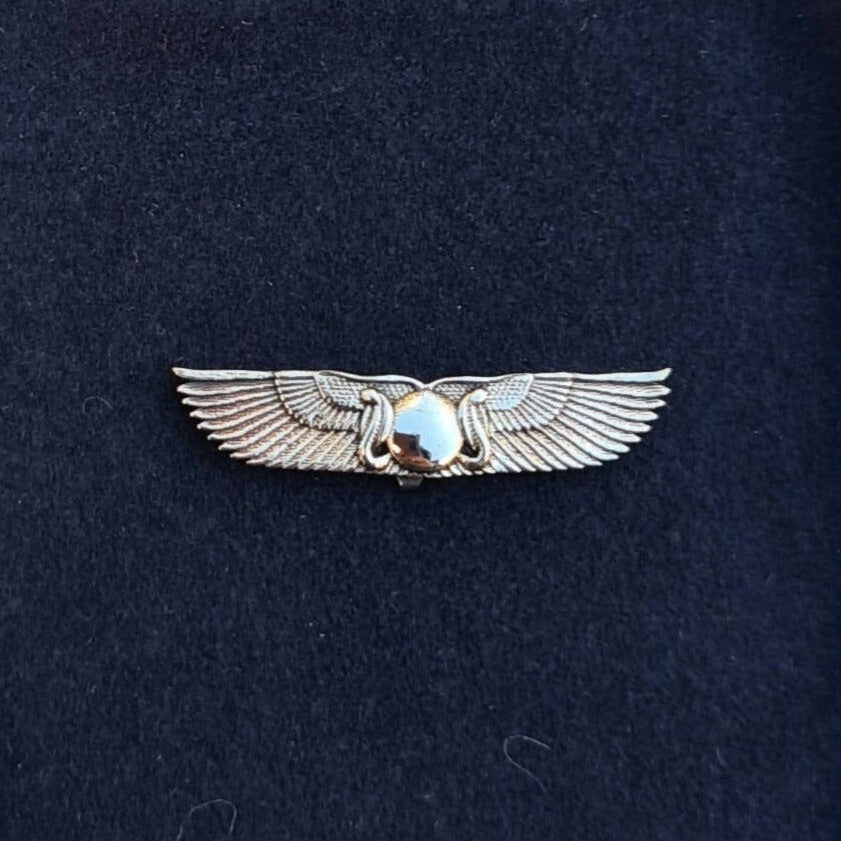 Masonic Lapel Pin - Egyptian Winged Sun - Bricks Masons