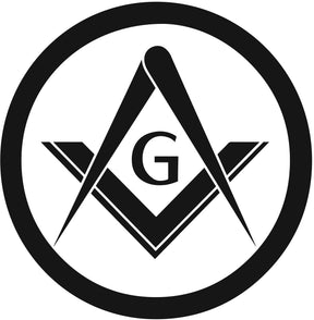 Master Mason Blue Lodge Ring - Black Tungsten - Bricks Masons