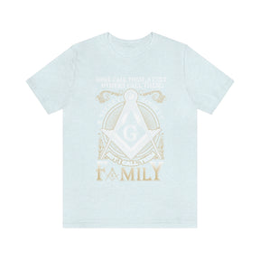 Masonic T-Shirt - I Call Them Family - Bricks Masons