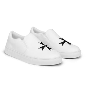 Order Of Malta Commandery Sneaker - Slip-on Canvas - Bricks Masons