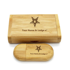 OES USB Flash Drives - Various Wood Colors - Bricks Masons