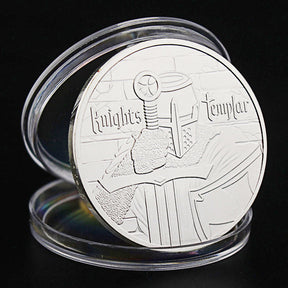 Knights Templar Commandery Coin - Crusades Souvenir Commemorative - Bricks Masons