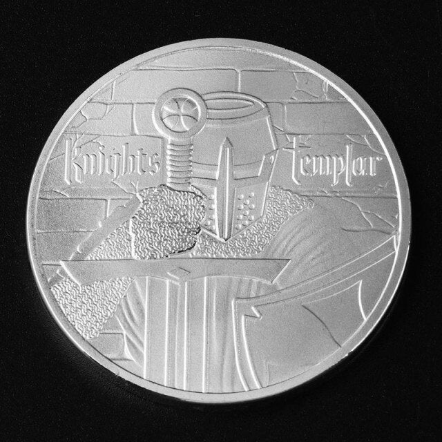 Knights Templar Commandery Coin - Crusades Souvenir Commemorative - Bricks Masons
