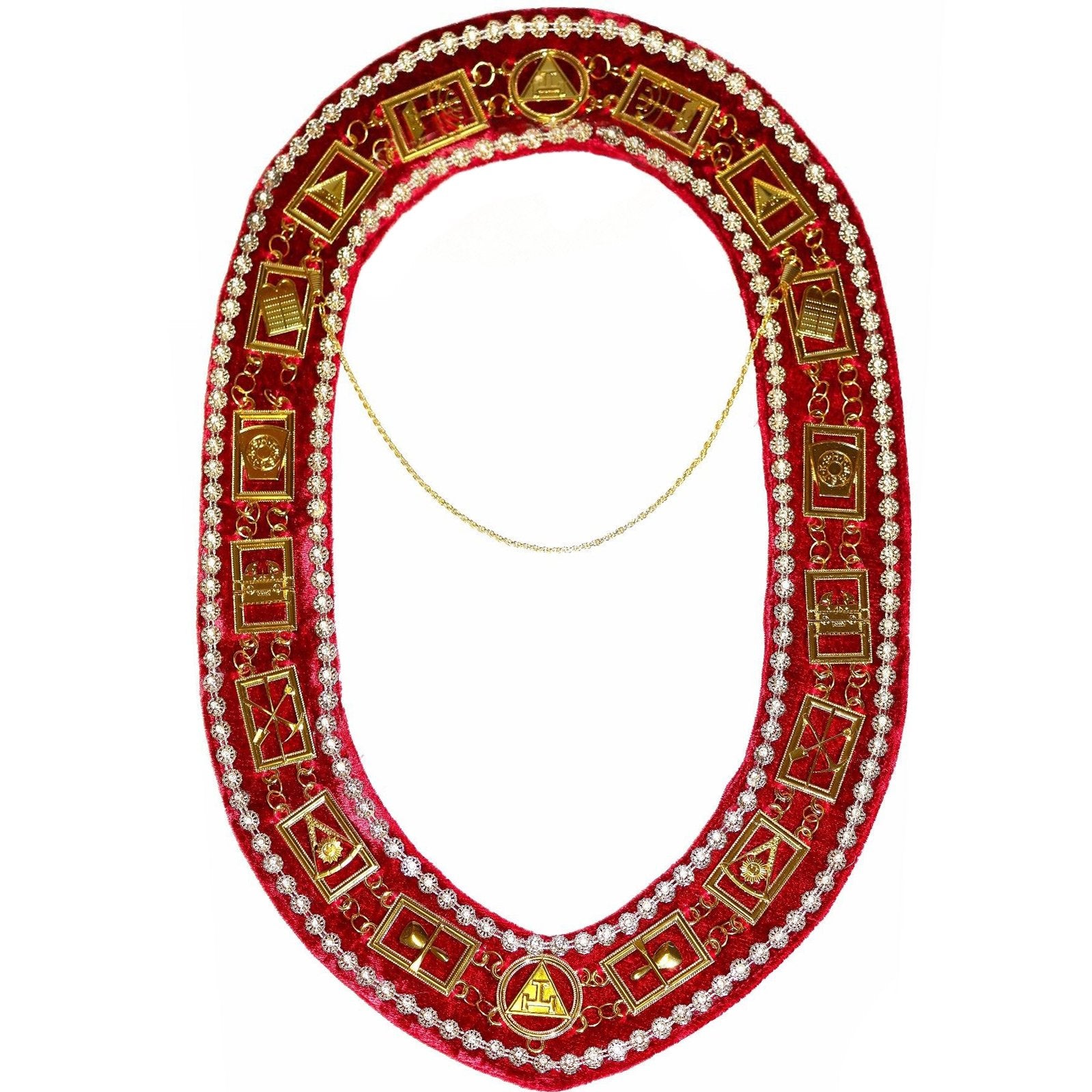 Royal Arch Chapter Chain Collar - Gold Plated - Bricks Masons
